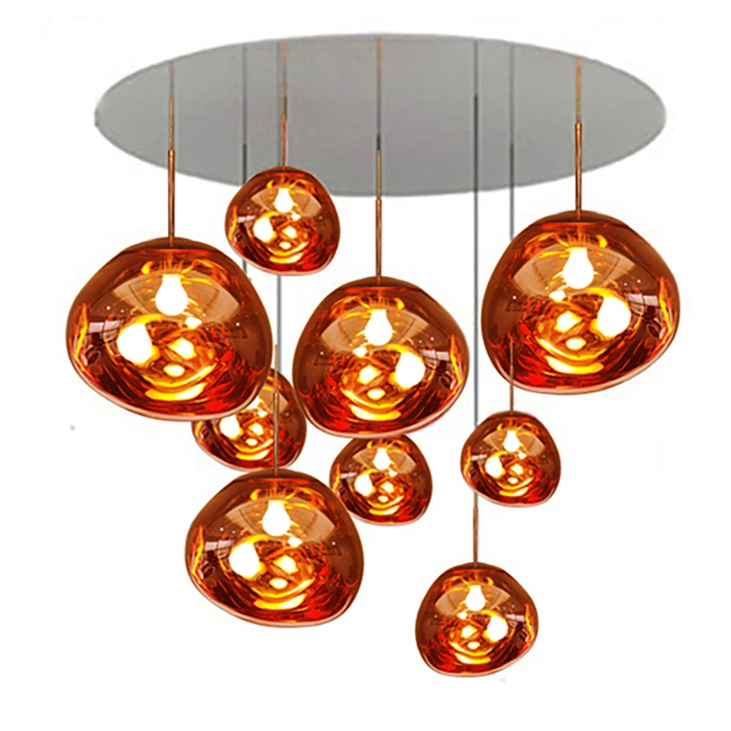 Nordic Lava LED Chandeliers Modern PVC Lights Kitchen Hanging Light Fixtures Indoor Deco Living Room Ceiling Chandelier Lighting | Освещение