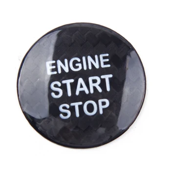 

DWCX Carbon Fiber Engine Start Stop Push Button Cover Trim Fit For Lexus IS250 300 350 200T 2013-2014 2015 2016 2017