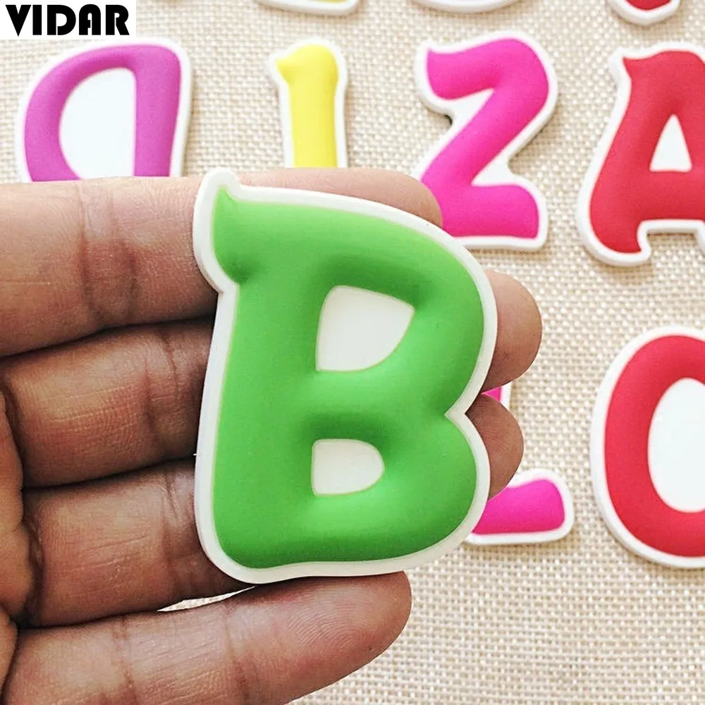 VIDAR набор мультфильм 26 Английский алфавит на магнитах Обучающие пособия наклейки