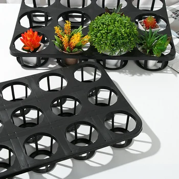 

12-Hole/15-Hole Seed Grow Racks Planting Tray Germination Holder Basin Bracket Nursery Pots PI669