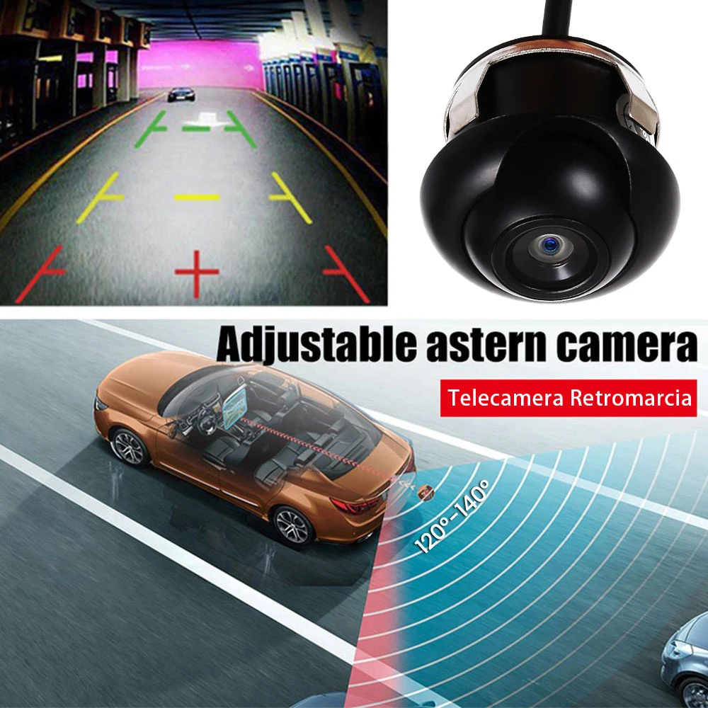 360 градусов HD камера ночного видения Автомобильная камера заднего вида IP68 Водонепроницаемая Автомобильная камера заднего вида задняя камера заднего вида