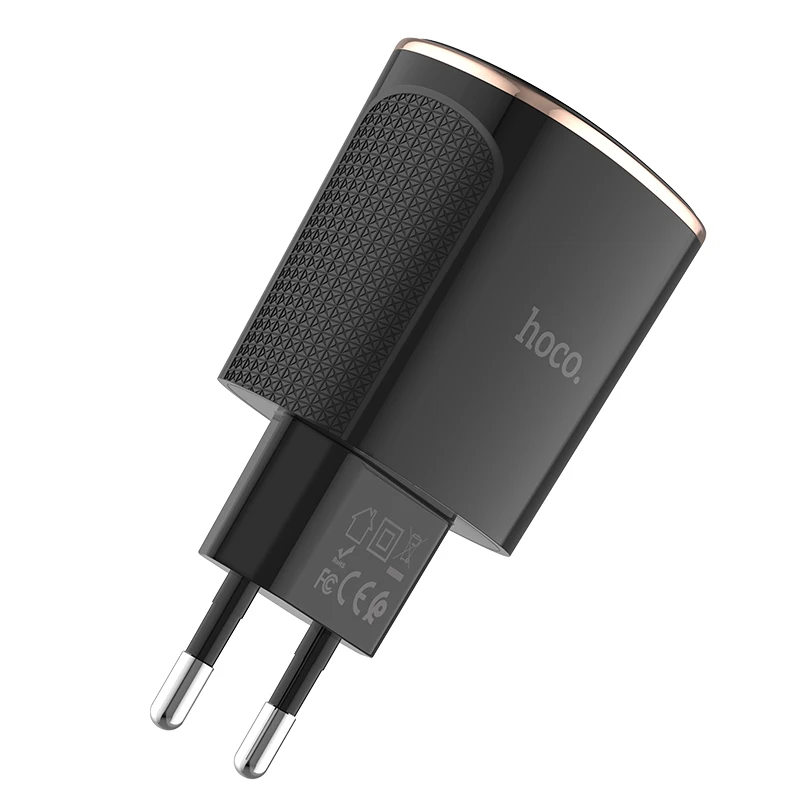 HOCO C60 быстрое 18 Вт QC 3,0 USB зарядное устройство для iPhone 11 Xs Xr Великобритания США ЕС вилка настенное зарядное устройство адаптер для samsung Xiaomi huawei