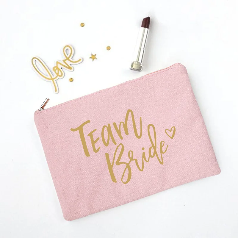 Team Bride Makeup Bag
