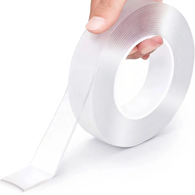 

Двухсторонняя лента 1/2/3/5 м, нано-лента, клейкая лента без следов, настенные наклейки, съемная прозрачная Монтажная лента, клейкая рукоятка, м...
