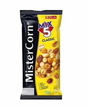 

Grefusa - MisterCorn | Cocktail de Frutos Secos con Sabor Barbacoa - 120 gr