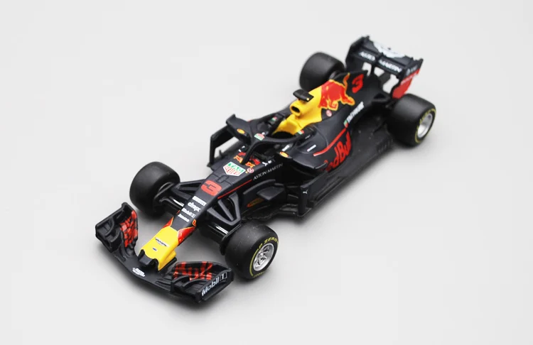 

Bburago 1/43 1:43 2018 Red Bull Ricciardo No3 F1 Formula 1 Racing Car Diecast Display Model Toy For Kids Boys Girls