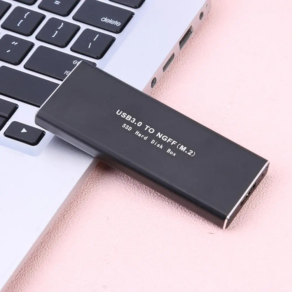 Чехол для жесткого диска M.2 b ключ к USB 3 0 адаптер SSD мобильный внешний корпус