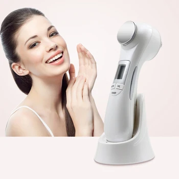 

5 in 1 LED RF Photon Therapy Facial Skin Lifting Rejuvenation Vibration Device Machine EMS Ion Microcurrent Mesotherapy Massager