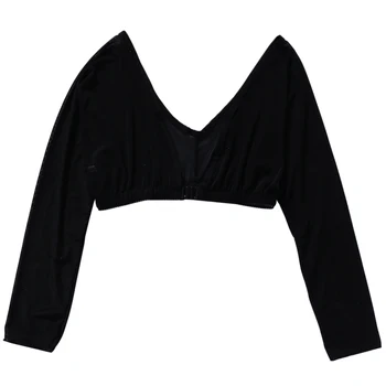 

2017 Women Thinner Slimmer Lightweight Armwear Wrap Crop Tops Base Shirt NOV28_45