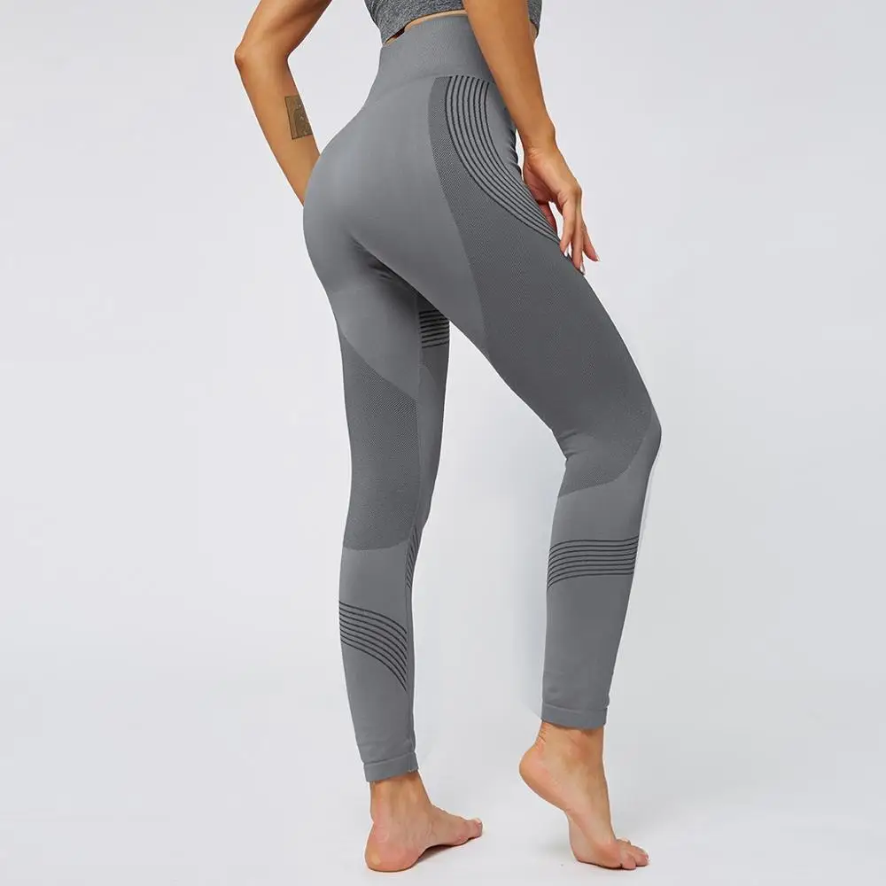 Женские спортивные штаны для бега с высокой талией, сетчатые бесшовные леггинсы для тренировок, фитнеса, спортзала, эластичные обтягивающие спортивные штаны