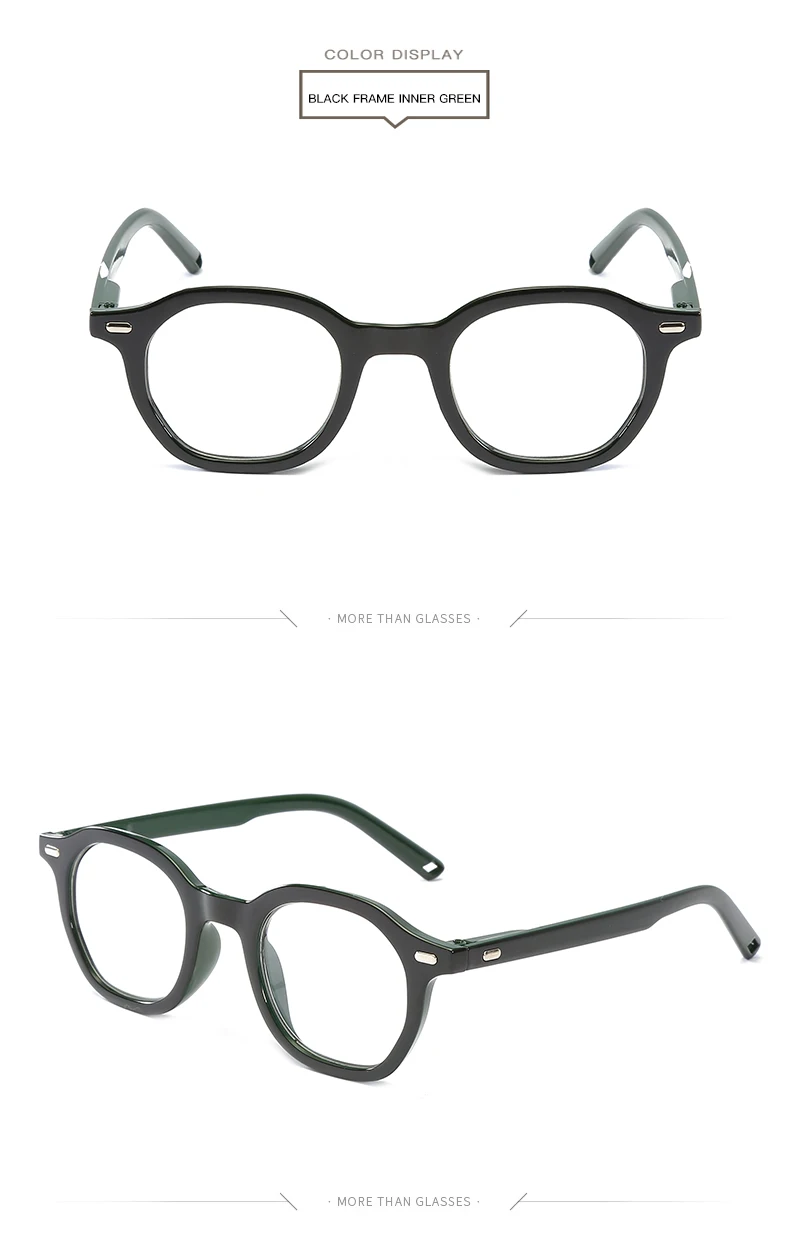 VCKA Fashion eyeglasses frame women Reading glasses Mens Plastic mirror leg Resin lenses Prescription Eyewear+1.0to+4.0 - Цвет оправы: 3