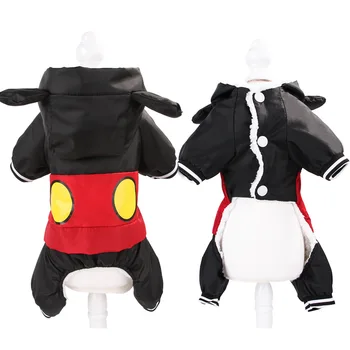 

Warm Winter Pet Dog Coat Clothes Thicken Dog Jumpsuits Overalls For Dogs Small Dog Clothes Warm Pet Outfit Clothing 10A