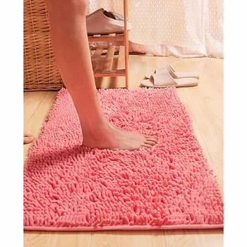 Envío gratis de Shaggy antideslizante de microfibra alfombra de baño tapetes alfombras de baño alfombrillas de Ducha