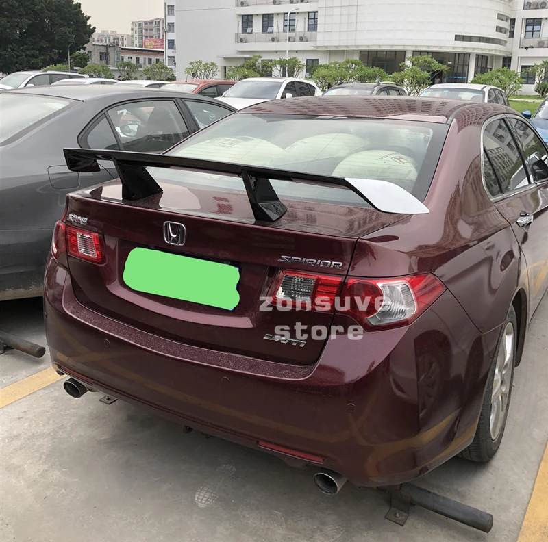 Использовать для honda accord евро mk8 спойлер 2008 09 10 11 12 13 лет ABS пластмассовый задний декоративное крыло EX стиль GT Спортивные Аксессуары