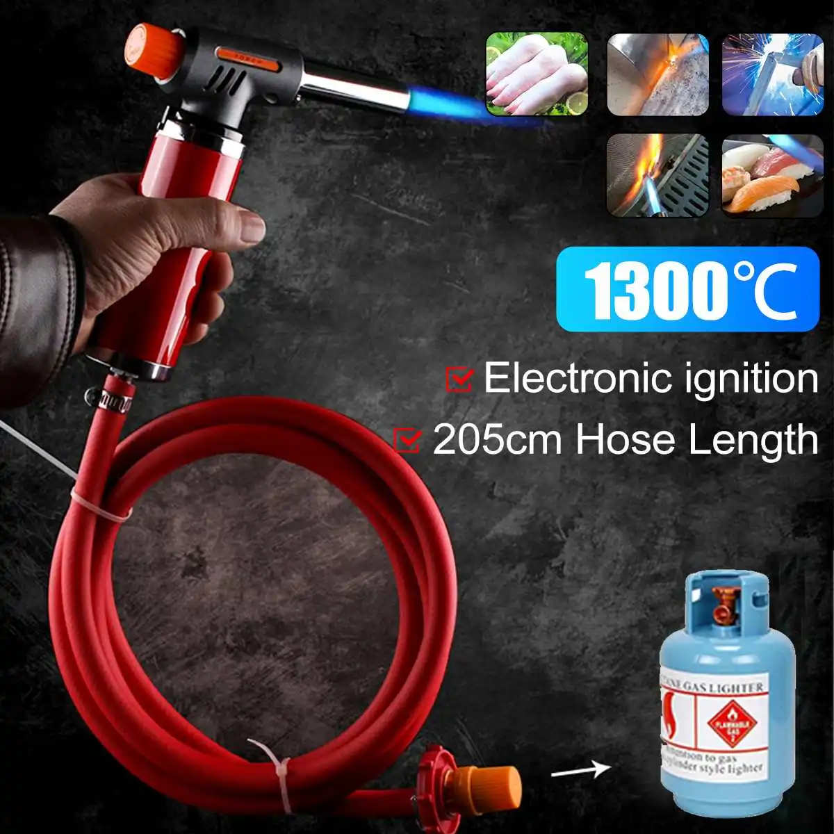 Business Soldering & Desoldering Equipment Lead Welding Torch 1300`c Business, Industry