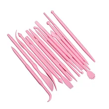 

14pcs Plastic Clay Sculpting Set Polymer Modeling Clay Cake Tools Poly Form Sculpey Tools Set for Shaping Clay Play Dough Toys