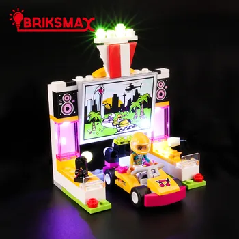 

BriksMax Led Light Kit For Friends Drifting Diner Building Blocks Compatible With 41349 (NOT Include The Model)