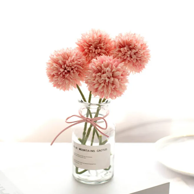 1pcs Milky Silk Flowers Decorative Stakes& Wind Spinners Garden Stakes Garden Ornaments For Yard Patio - Цвет: 1piece