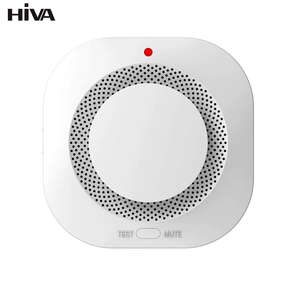 HIVA PA-441 inalámbrico de 433MHz Detector de humo de protección alarma de Casa de la Oficina para el hogar conectar el sistema de alarma de seguridad de los bomberos