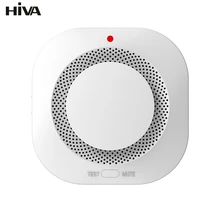 Hiva PA-441 sem fio 433mhz detector de fumaça proteção contra incêndio casa alarme para o escritório em casa conectar sistema de alarme segurança bombeiros