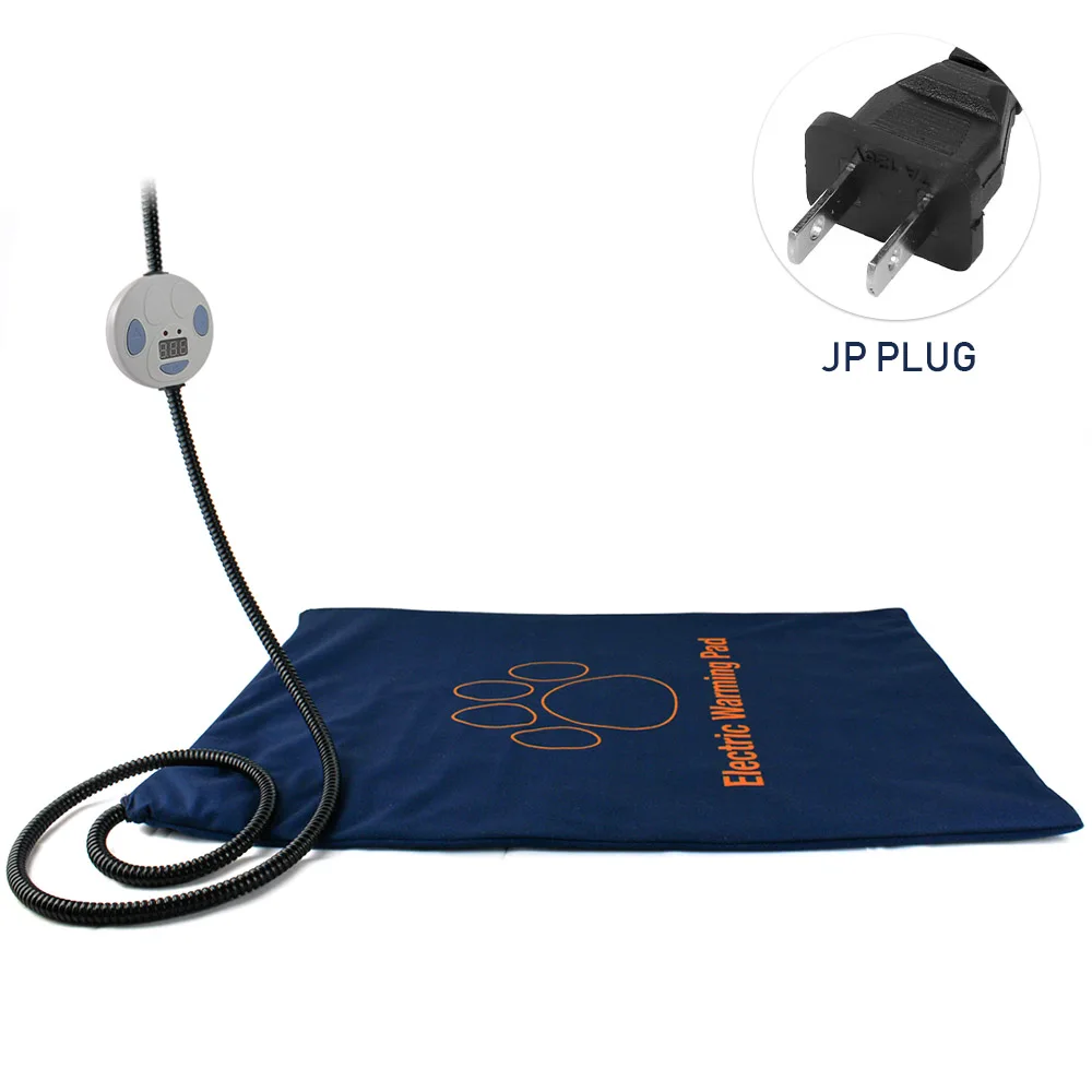 JP Plug Коврик для домашних животных с подогревом, мягкие кровати для собак, зимний теплый домик для маленьких собак, щенков, питомников, для кошек, спальный мешок, гнездо, пещерная кровать, уютный домик для собак - Цвет: JP Plug