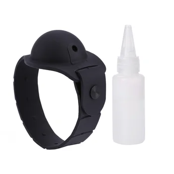 

Hand Sanitizer Disinfectant Sub-packing Silicone Bracelet Wristband Hand Dispenser Wearable Hand Sanitizer Dispenser Pumps New