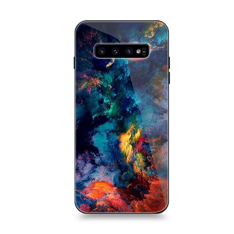 Мобильный чехол для телефона Стекло для samsung A10 A20 A30 A40 A50 A60 A70 S7 край S8 Plus Note 8 9 S10 крышка модные рельсы для поезда