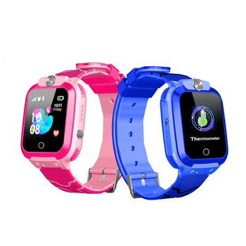

New Temperature Measurement Smart Watch For Kids GPS Tracker Touch Screen Waterproof Smart Thermometer Watch Support Android IOS