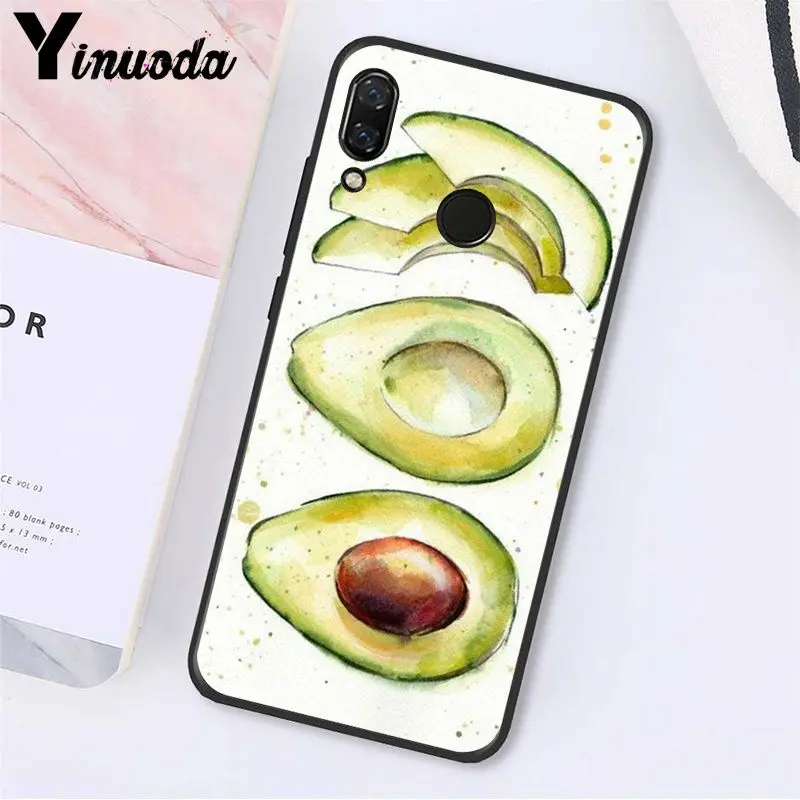 A9 Yinuoda авокадо эстетический Gteen фрукты еда чехол для телефона для Xiaomi Redmi Note 7 5 4 Redmi 5plus 6A Note8 4X Note8Pro - Цвет: A9