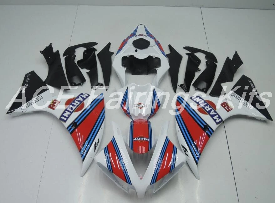 Обтекатели для Yamaha YZF1000 R1 12 13 14 2012 2013 впрыск АБС пластмасса комплекты мотоциклетных обтекателей кузов синий и красный цвета