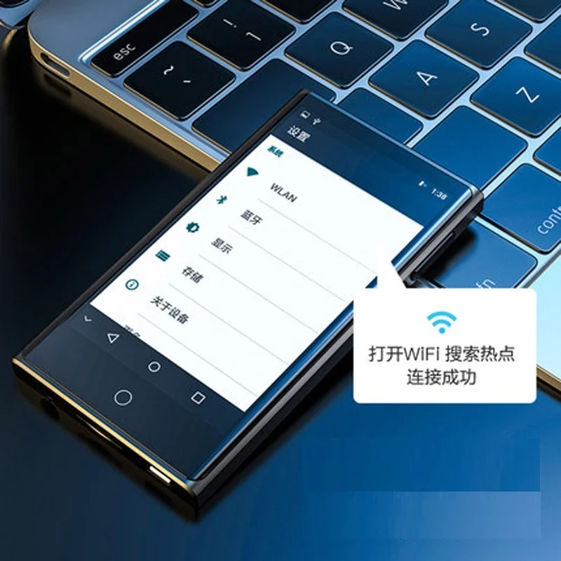 Mp3 плеер Android Wifi Ruizu M15 Bluetooth 5 0 сенсорный экран 3 дюйма 8 ГБ музыкальный с динамиком FM