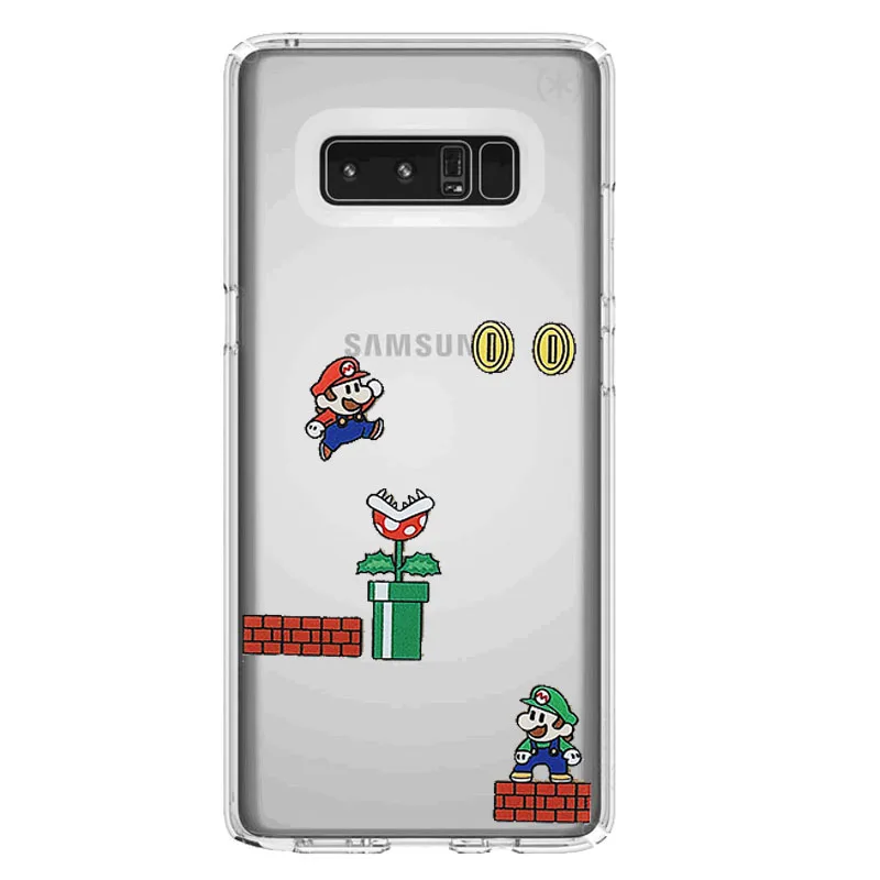 Новые забавные Супер Марио мягкие TP чехол для samsung A30 A50 S10LITE S9 S7 S8 S9PIUS S7EDGE 2018A8 A6 NOTE9 NOTE8 A8PIUS