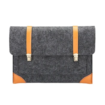 

Laptop Bag 13.3 15.6 17.3 Inch Waterproof Notebook Bag For Macbook Air Pro 13 15 Compute Genuine Leather Laptop Bags