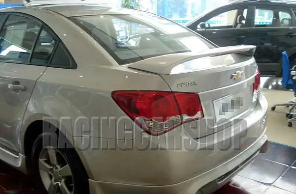 

PAINTED Racing Trunk Lip Spoiler LED Fit For Chevy Cruze 2009 UP T003F