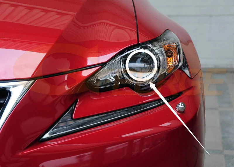 Ультра яркий SMD светодиодный светильник с ангельскими глазками halo rings для LEXUS IS III