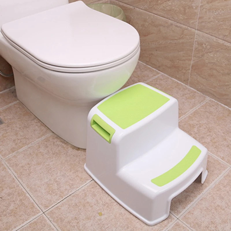 2 шаг табурет для малышей-для детей с года до трех лет табурет с нескользящей мягкой накладкой для безопасности как Ванная комната туалет для приучения к горшку стул