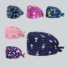 Gorros quirúrgicos para veterinario, gorras de fregado médico para mujeres, hombres, Hospital o Doctor, enfermera, gorro de trabajo, sombreros calavera de dentista