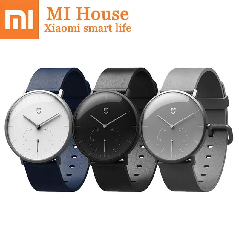 

Xiaomi Mijia Quartz Smart Watch Pedometer Call Reminder Alarm Clock Couple Waterproof Fashion Smart Watch Smartwatch Gift