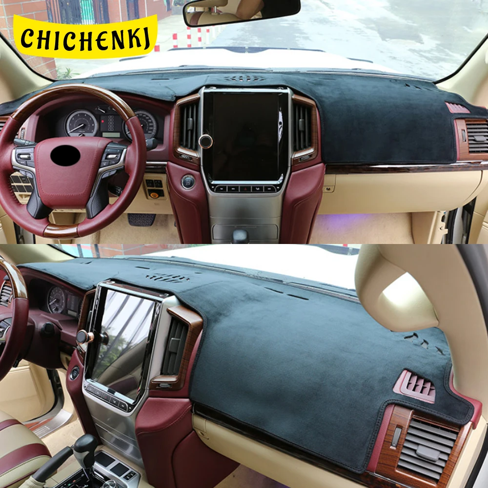 For Toyota Land Cruiser 200 2016 2017 2018 Car Styling Dashboard Cover Sunshade Mat Pad Cushion Interior Accessories |