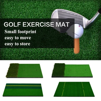

Golf Hitting Mat Golf Training Aids Rubber Grassroots Golf Chipping Driving Cutting Green Mat 30*60CM/40*70cm/60*90cm