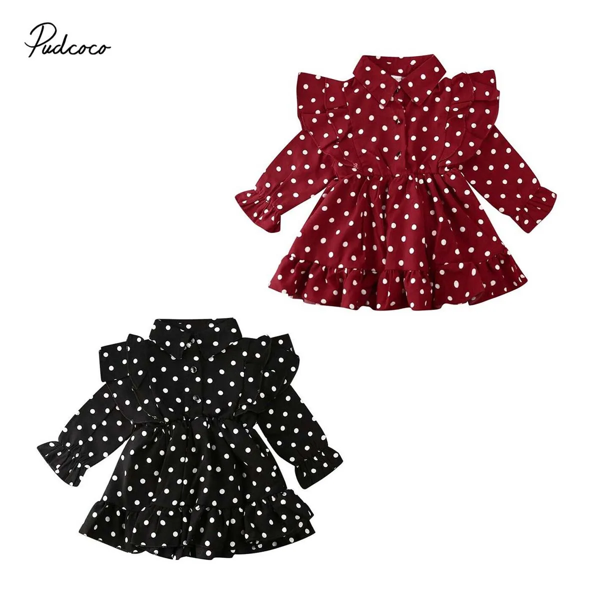 Весна-Осень 2020 одежда для малышей на Рождество маленьких девочек платье-качели с