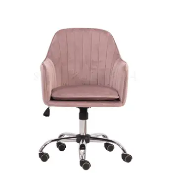 

Computer Chair Household Scandinavian Desk Chair Fashion Office Chair Home Fabric Writing Chair Rotating Happy Swivel Chair