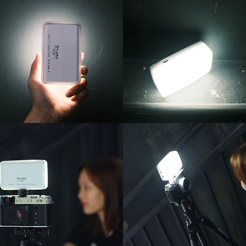 Conduziu a Luz de Vídeo com Softbox e Cor Filtra a Luz para a Iluminação de Vídeo Luz de Preenchimento Ulanzi Vijim Conferência Vl120 3200k-6500k Rgb - Image 3