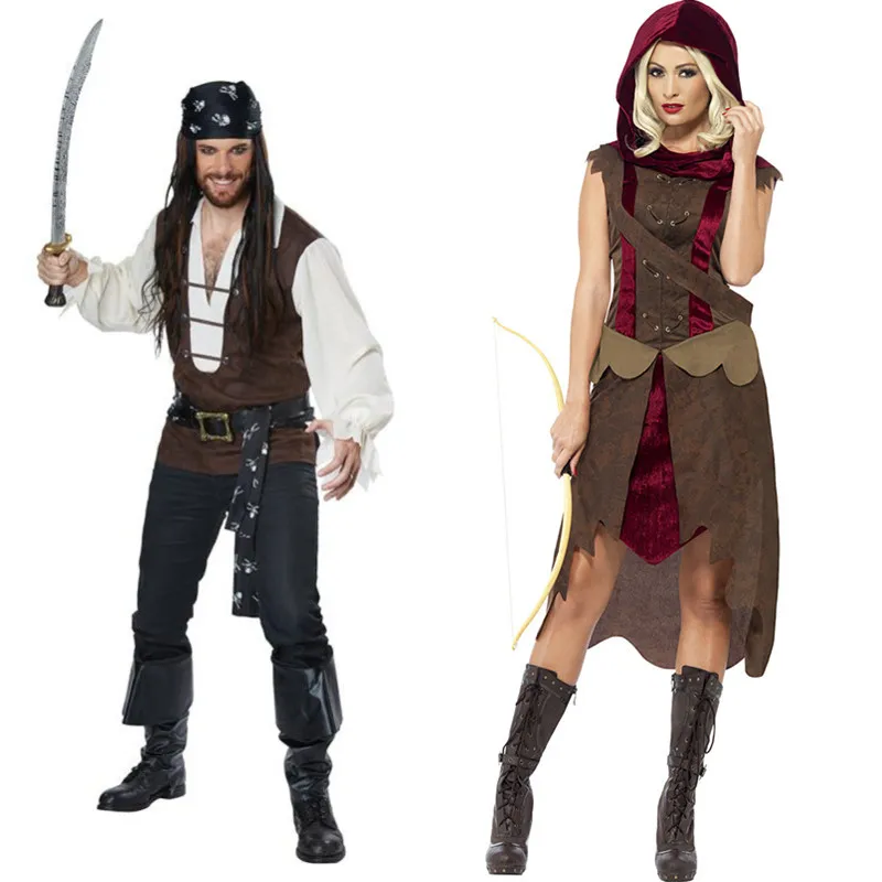 

Halloween Pirates Of The Caribbean Clothing Costume Ball Character Cosplay Clothes The Primitive Tribe Female Warrior Costume