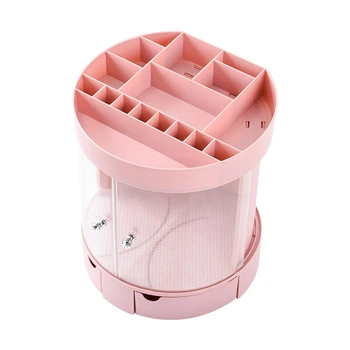 

Makeup Shelf Cosmetic Rack Holder 360 Degree Rotating Organizer Storage Box Case Home Organizer