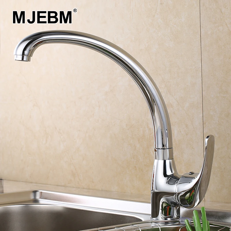 360 degree rotating kitchen faucet swivel solid zinc alloy kitchen faucet hot and cold kitchen faucet single hole faucet