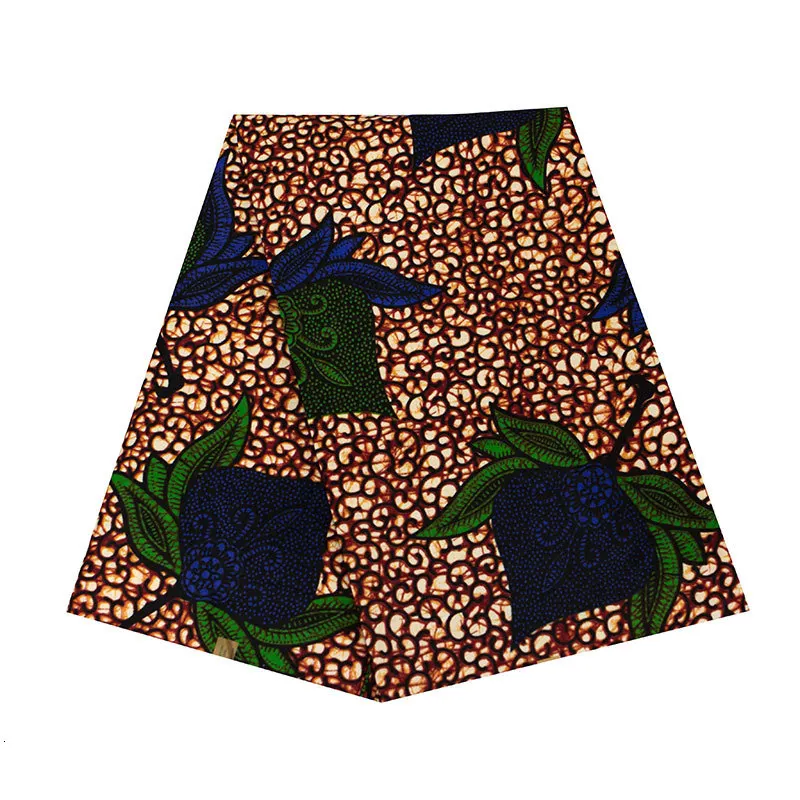 Африканский принт настоящий голландский воск ткань для женщин платье 6 ярдов полиэстер батик ткань Анкара голландский настоящий воск ткань