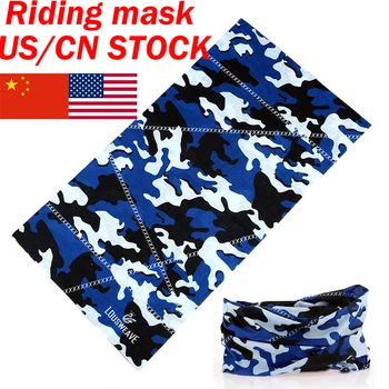 

Fishing Headband Moto Bicycle Hijab Head Scarf Face Shield Mask Hot Sale Geometric Printing Cycling Bandana Headwear