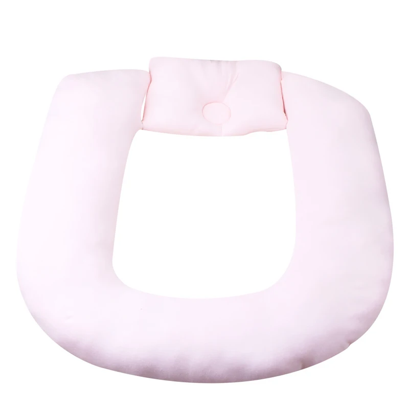 AAG Foldable Baby Portable Trave Bed Newborn Crib Cot Dots Baby Nest with Pillow Babynest Cradle Bumper Pregnant Nursing Pillow