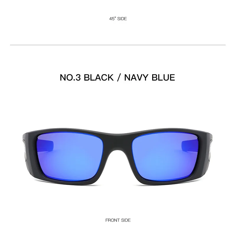 KDEAM TR90, оправа, модные поляризационные солнцезащитные очки, мужские квадратные очки для рыбалки, уличные спортивные солнцезащитные очки, красные, синие, зеленые, зеркальные линзы